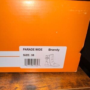 Miz Mooz parade women’s boots.  Color Brandy.  Size 38 (US 7.5).